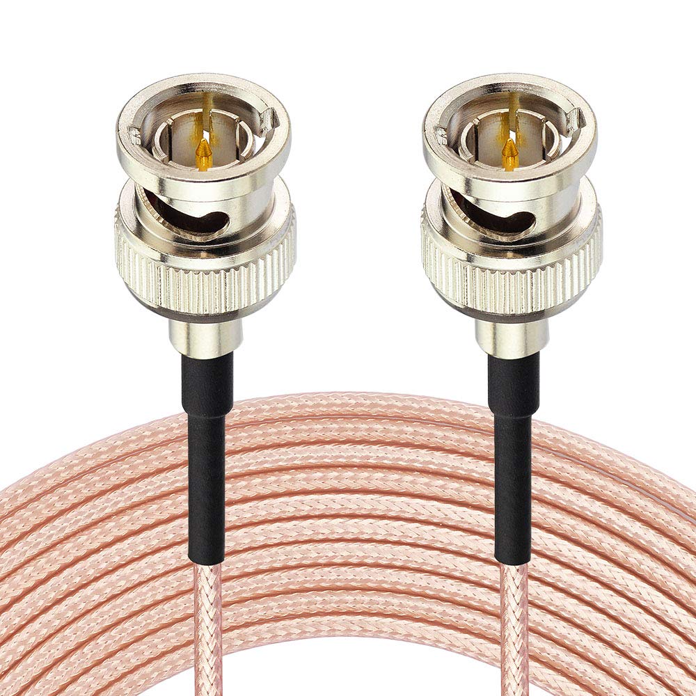 SDI Cable 3G/Hd Sdi Bnc Video Cable, Supports Hd-Sdi/3G-Sdi/4K/8K For Cameras And Video Equipment(Straight, 100Cm 75O, Gold, Silver
