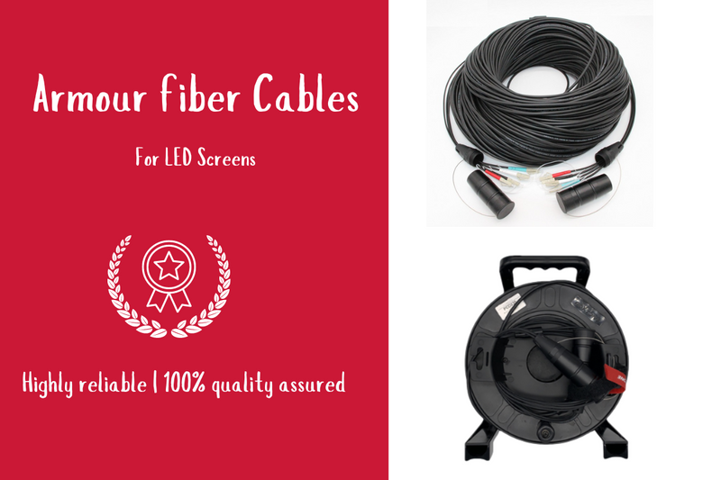 fiber cables for led walls