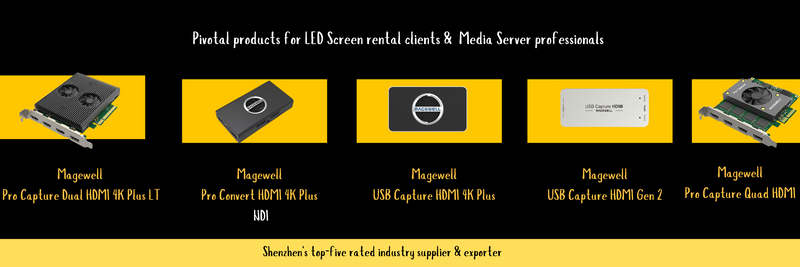 Magewell usb capture cards, pro capture quad hdmi, magewell ndi cards are in stock