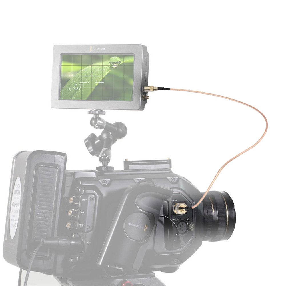 SDI Cable 3G/Hd Sdi Bnc Video Cable, Supports Hd-Sdi/3G-Sdi/4K/8K For Cameras And Video   Equipment(Straight, 100Cm 75O, Gold, Silver